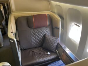 Singapore Airlines ZRH – SIN (first)