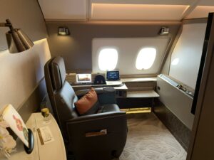 Singapore Airlines Suites FRA – SIN SQ25